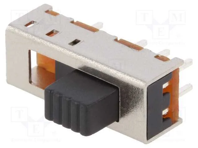 Interruptor Deslizante, Pos: 3, SP3T, 0,35A/30VDC,