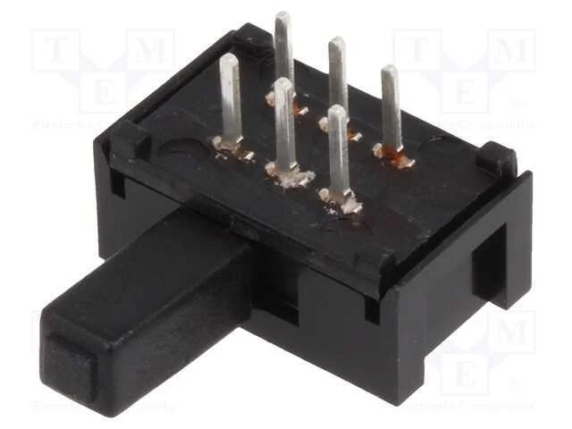 Interruptor Deslizante, Pos: 2, SPDT, 0,3A/30VDC,