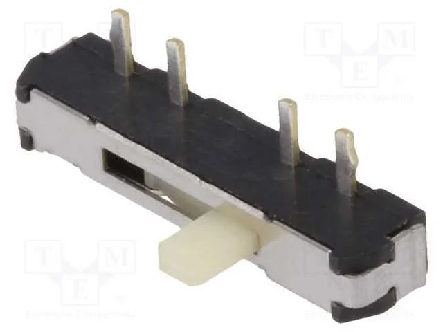 Interruptor Deslizante, Pos: 3, SP3T, 0,3A/4VDC, O