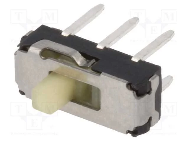 Interruptor: de Corrediça, Pos: 2, Sp3t, 0,3a/6vdc, On-On-On, 70mo