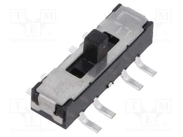 Interruptor Deslizante, Pos: 3, SP3T, 0,3A/6VDC, O
