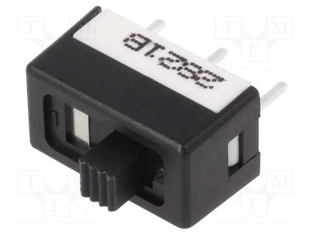 Interruptor: de Corrediça, Pos: 2, Spdt, 3a/120vac, 3a/28vdc, On-On