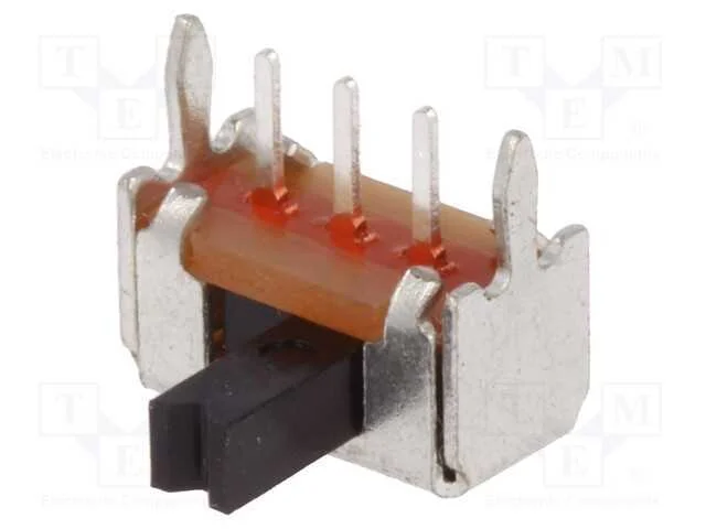 Interruptor Deslizante, Pos: 2, SPDT, 0,1A/12VDC,