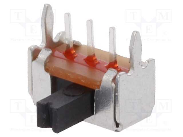 Interruptor Deslizante, Pos: 2, SPDT, 0,1A/12VDC,