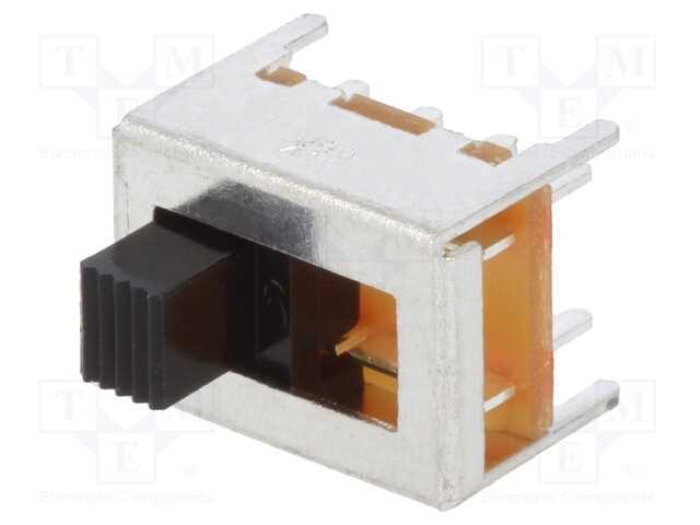 Interruptor Deslizante, Pos: 3, DP3T, 0,1A/12VDC,
