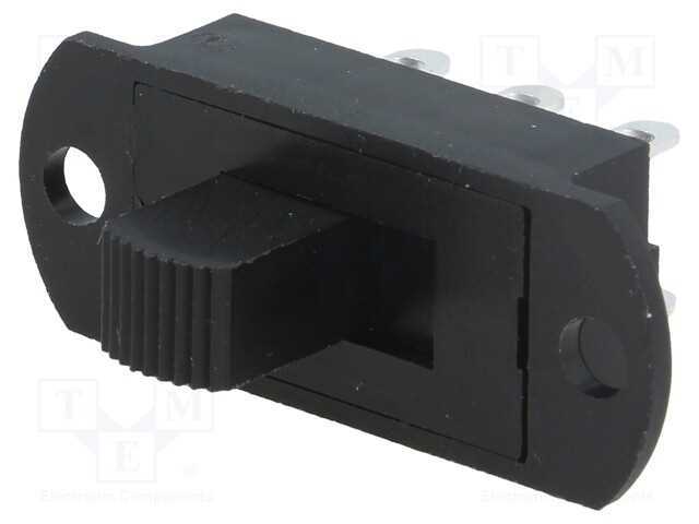 Interruptor Deslizante, Pos: 2, DPDT, 12A/125VAC,