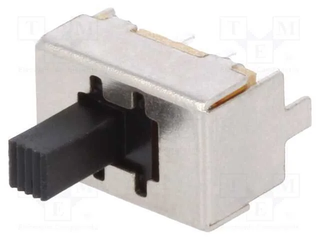 Interruptor Deslizante, Pos: 2, DPDT, 0,5A/50VDC,