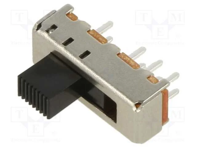 Interruptor Deslizante, Pos: 3, DP3T, 0,3A/30VDC,