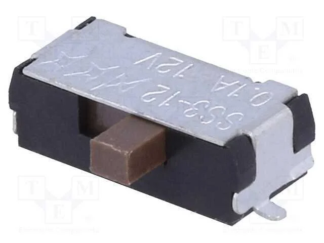 Interruptor Deslizante, Pos: 2, SPDT, 0,4A/28VAC,
