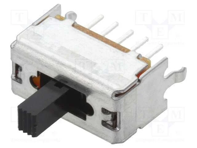 Interruptor Deslizante, Pos: 3, SP3T, 0,1A/30VDC,