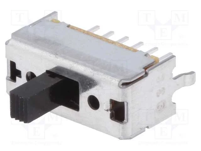Interruptor Deslizante, Pos: 2, 4PDT, 0,1A/30VDC,