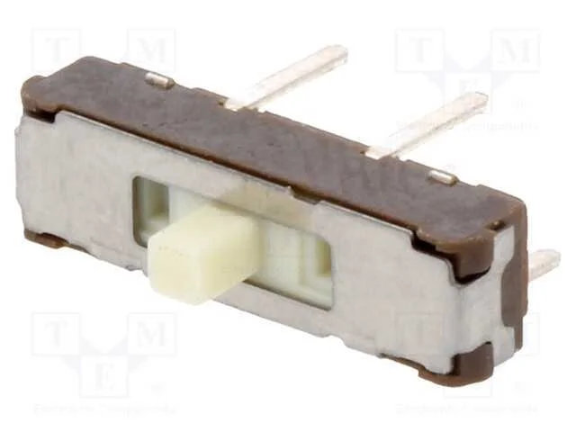 Interruptor Deslizante, Pos: 3, SP3T, 0,3A/6VDC, T
