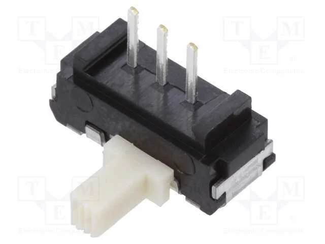 Interruptor Deslizante, Pos: 2, SPDT, 0,1A/12VDC,
