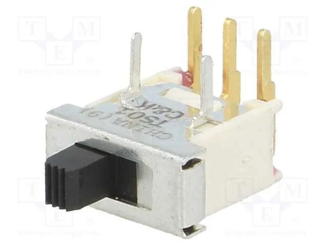 Interruptor Deslizante, Pos: 2, SPDT, 0,4A/20VDC,