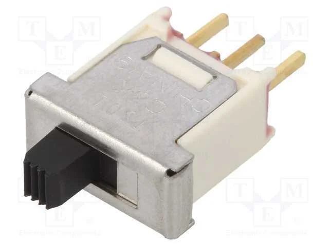 Interruptor Deslizante, Pos: 2, SP3T, 0,4A/20VDC,