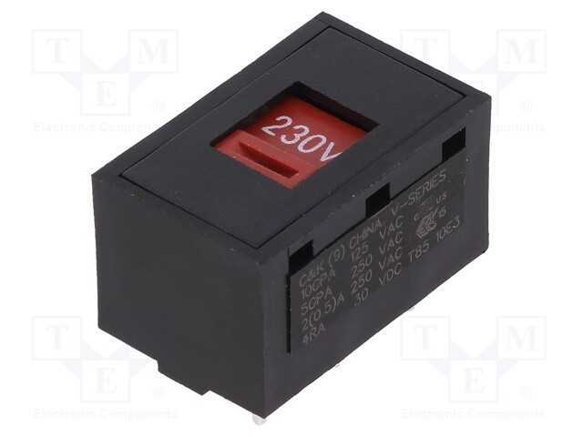 Interruptor Deslizante, Pos: 2, DPDT, 10A/125VAC,