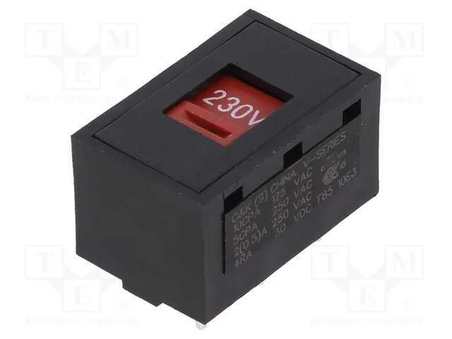 Interruptor Deslizante, Pos: 2, DPDT, 10A/125VAC,