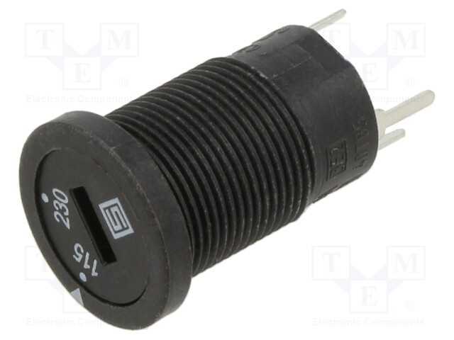Interruptor: Giratório, Pos: 2, Spdt, 6,3a/250vac, -40÷85c, Pcb