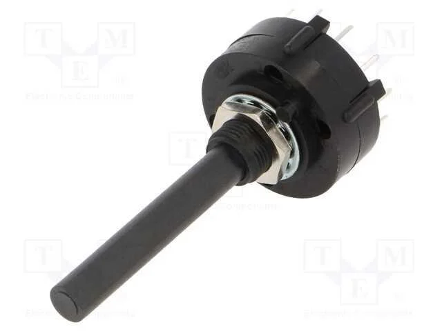 Interruptor: Giratório, Pos: 6, 2,5a/125vac, 0,35a/125vdc, a