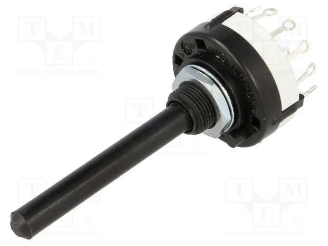 Interruptor: Giratório, Pos: 4, 0,15a/250vdc, 30, -30÷85c, 999mo