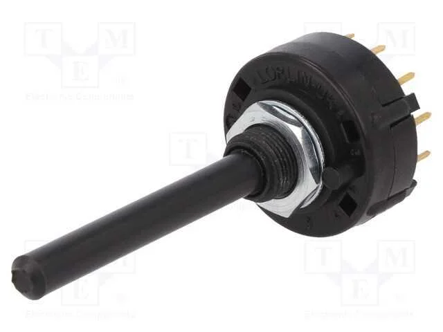 Interruptor: Giratório, Pos: 6, 0,15a/250vdc, 30, -30÷85c, 999mo