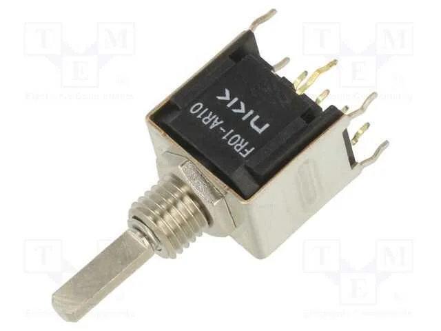 Interruptor: Giratório, Pos: 10, 0,1a/50vdc, -25÷85c, Fr01