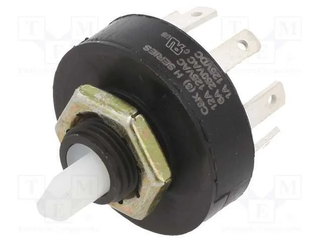 Interruptor: Giratório, Pos: 3, Dp3t, 6a/250vac, 1a/125vdc, 45