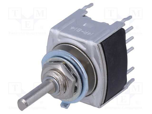 Interruptor: Giratório, Pos: 3, Sp3t, 0,01a/28vac, 0,01a/28vdc
