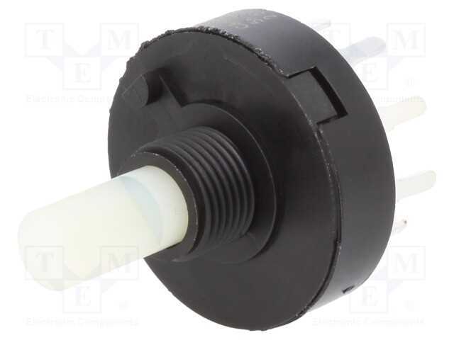 Interruptor: giratório, Pos: 4, DPDT, 5A/125VAC, .