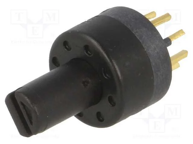 Interruptor: Giratório, Pos: 4, 0,5a/24vdc, 45, -20÷70c, Mat: Pbt
