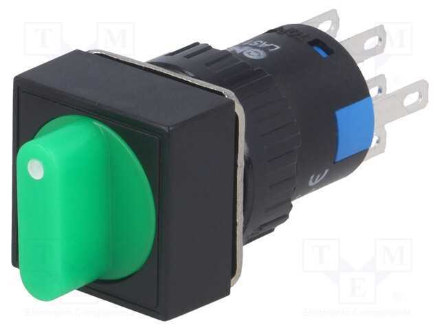 Interruptor: Giratório, Pos: 3, 3a/220vac, 2a/24vdc, -20÷55c, 50mo