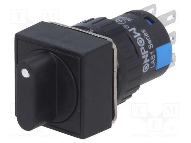 Interruptor: giratório, Pos: 3, 3A/220VAC, 2A/24V.