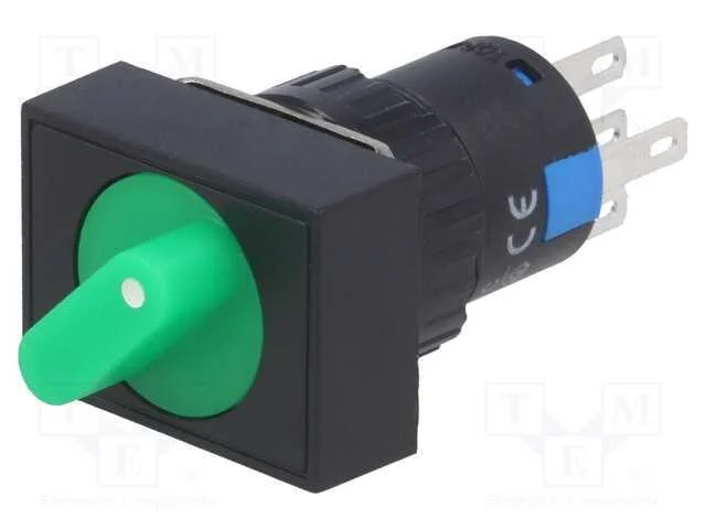 Interruptor: Giratório, Pos: 2, Spdt, 3a/220vac, 2a/24vdc, -20÷55c