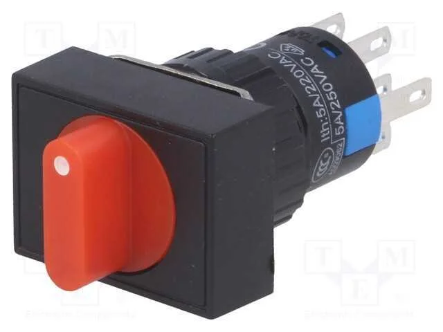 Interruptor: Girat&oacute;rio, Pos: 3, 3a/220vac, 2a/24vdc, -20&divide;55c, 50mo