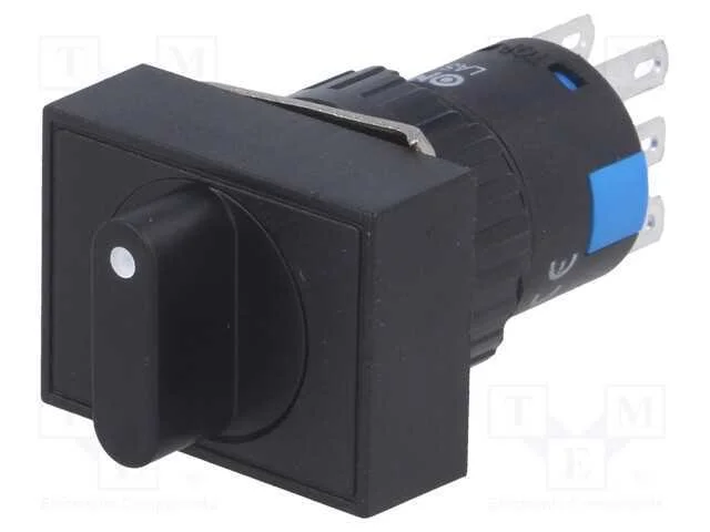 Interruptor: girat&oacute;rio, Pos: 3, 3A/220VAC, 2A/24V.
