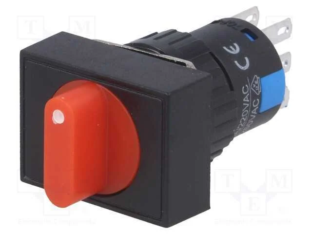 Interruptor: Giratório, Pos: 3, 3a/220vac, 2a/24vdc, -20÷55c, 50mo