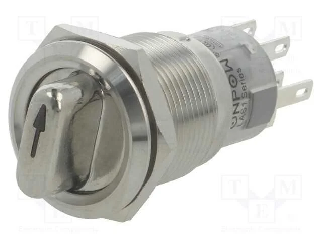 Interruptor: Girat&oacute;rio, Pos: 3, Dp4t, 0,5a/220vac, 1a/24vdc, 50mo