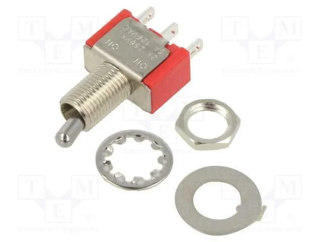 Interruptor: de alavanca, Pos: 2, SPDT, ON-ON, 2A.