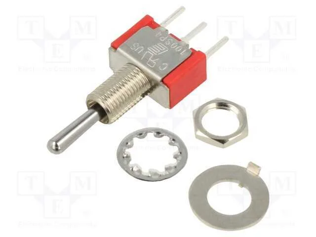 Interruptor: de alavanca, Pos: 3, SP3T, (ON)-OFF-.