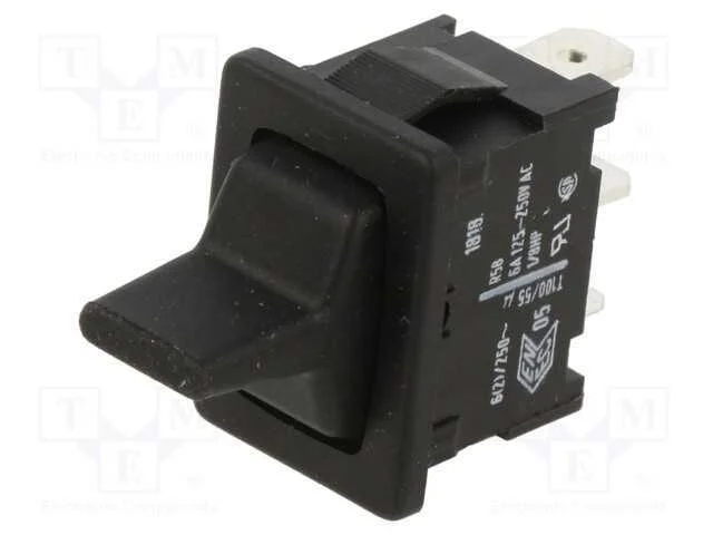 Interruptor: de alavanca, Pos: 3, SP3T, (ON)-OFF-.
