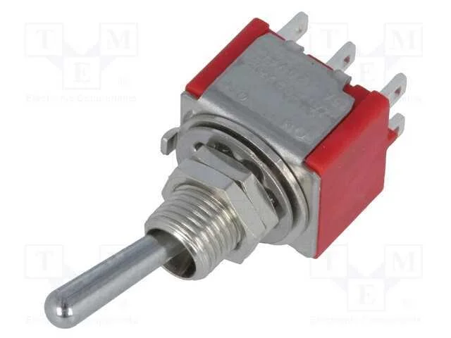Interruptor: de alavanca, Pos: 2, DPDT, ON-ON, 2A.