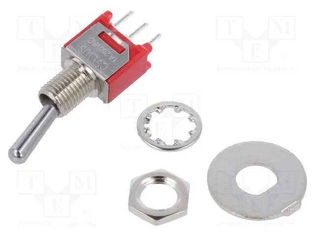Interruptor: de alavanca, Pos: 2, SPDT, ON-ON, 1A.