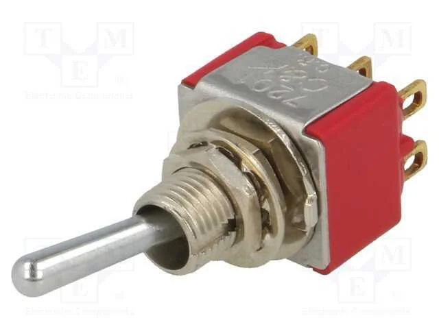 Interruptor: de alavanca, Pos: 2, DPDT, ON-ON, 0,.