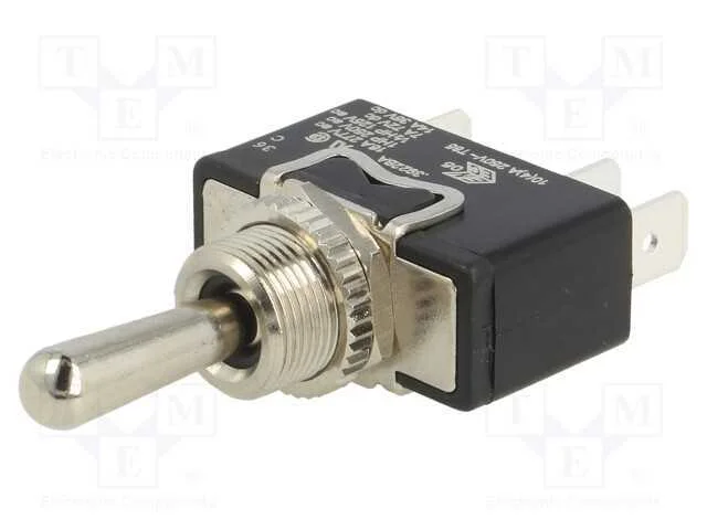 Interruptor: de alavanca, Pos: 3, SP3T, (ON)-OFF-.