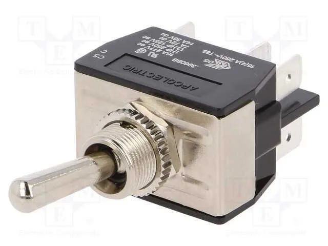 Interruptor: de alavanca, Pos: 2, DPDT, ON-ON, 10.