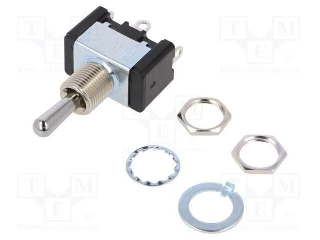 Interruptor: de alavanca, Pos: 3, SP3T, ON-OFF-ON.