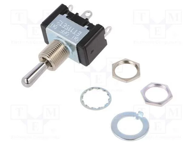 Interruptor: de alavanca, Pos: 3, SP3T, ON-OFF-ON.