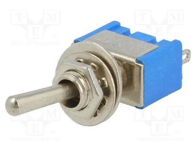Interruptor: de alavanca, Pos: 3, SP3T, ON-OFF-ON.