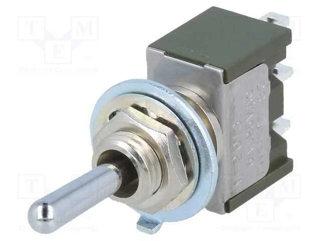 Interruptor: de alavanca, Pos: 3, SPDT, ON-OFF-ON.