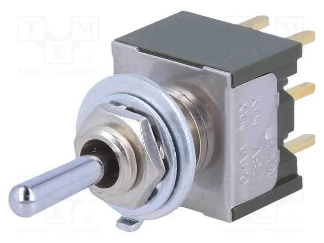 Interruptor: de alavanca, Pos: 3, DP3T, (ON)-OFF-.